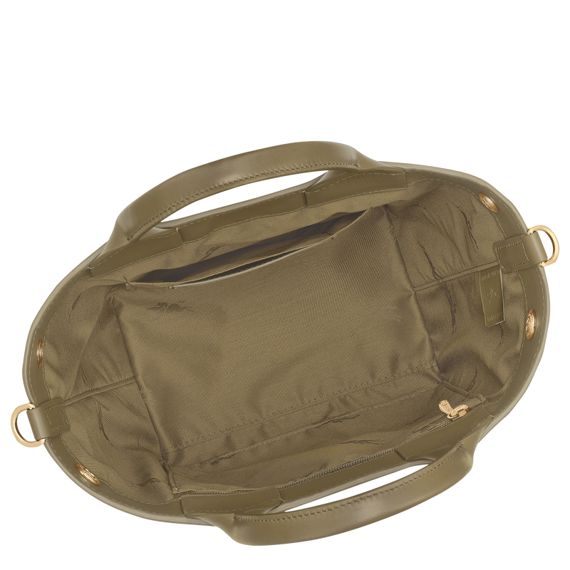 S LE ROSEAU HANDBAG Leather - Olive