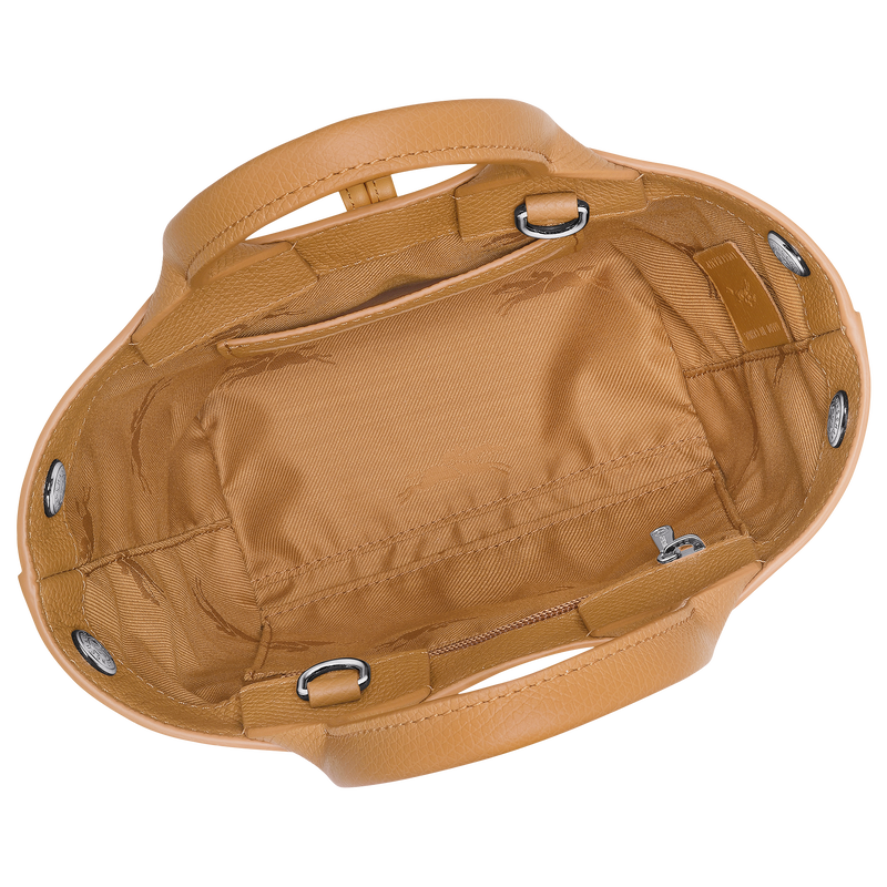 XS LE ROSEAU HANDBAG Leather - Nuts