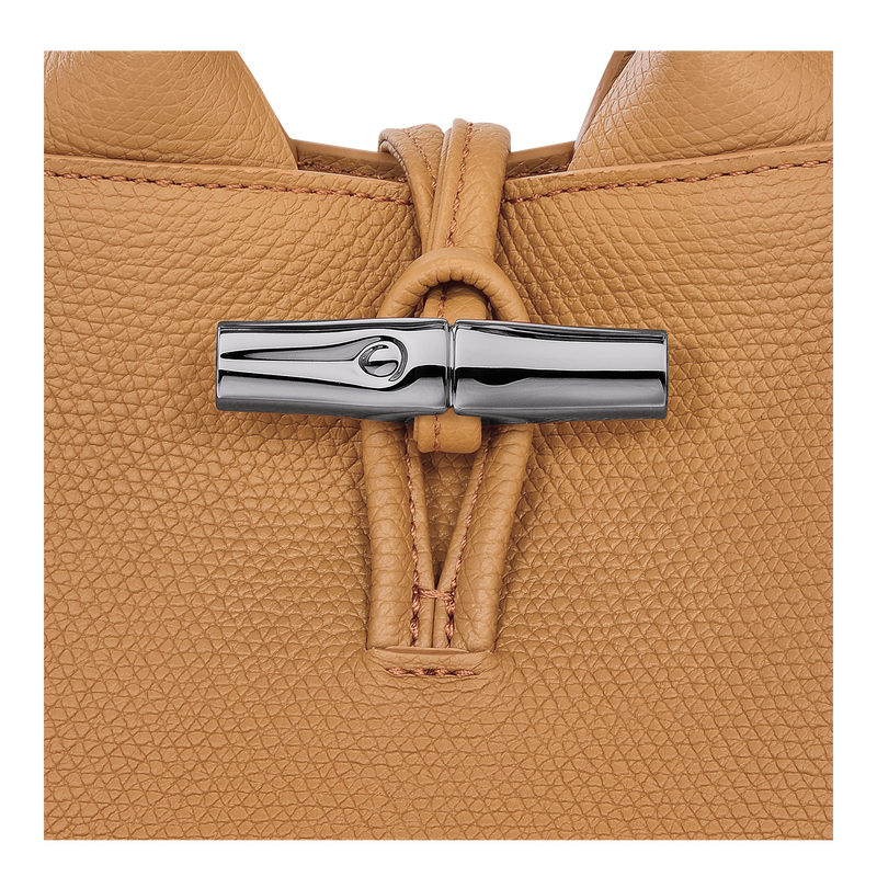 XS LE ROSEAU HANDBAG Leather - Nuts