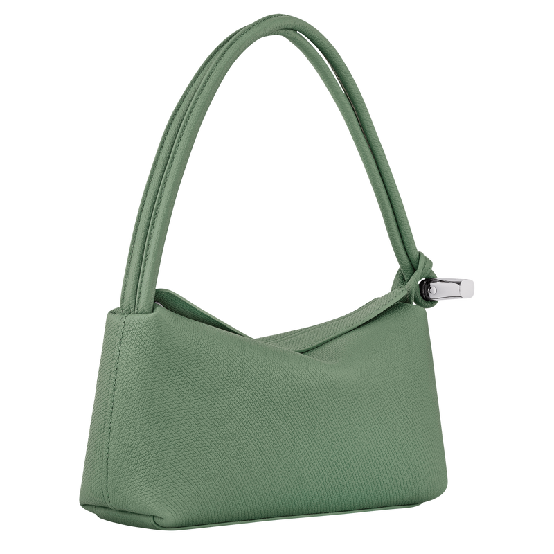 M LE ROSEAU SHOULDER BAG Leather - Oregano