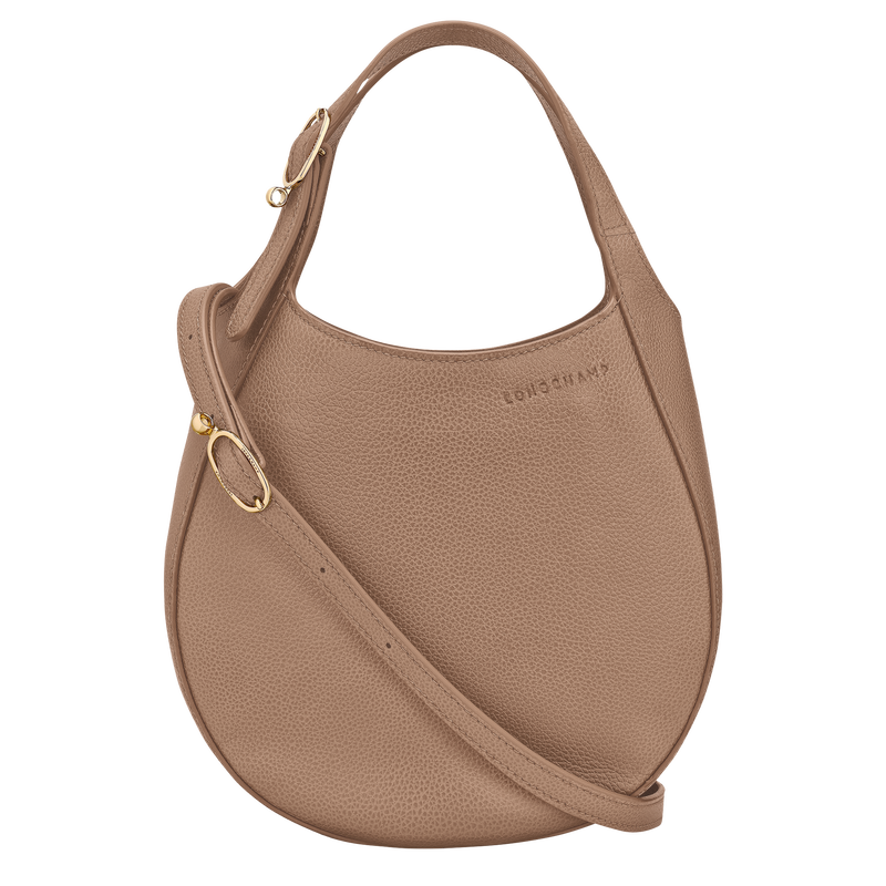 S LE FOULONNÉ HANDBAG Leather - Biscuit
