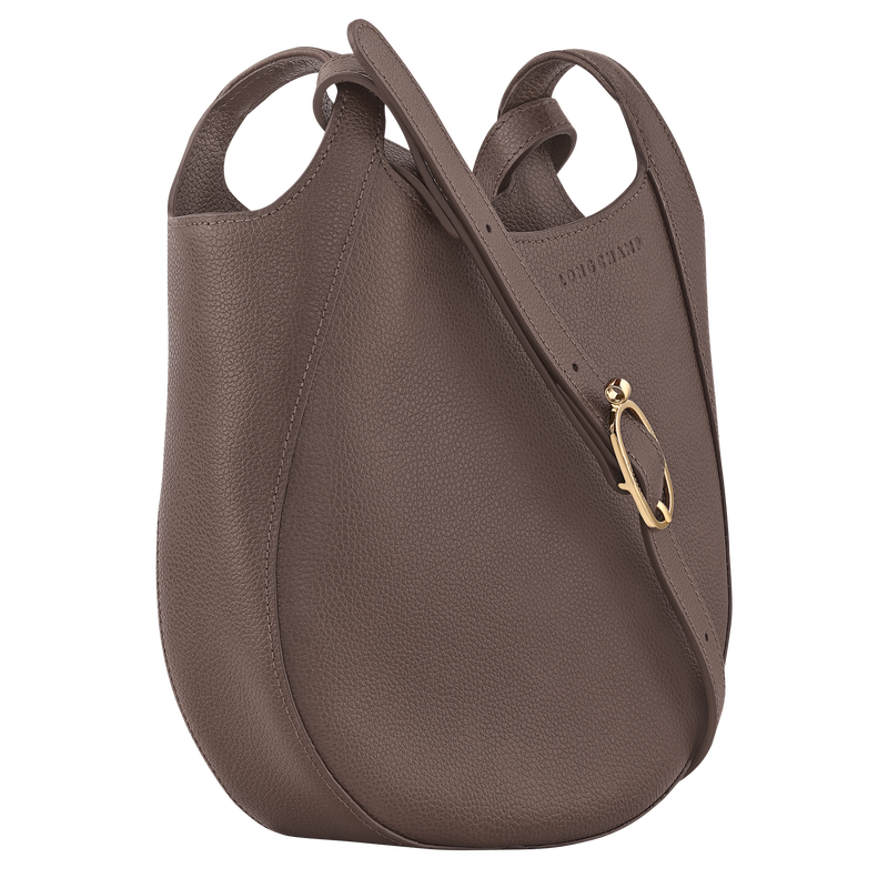 S LE FOULONNÉ SHOULDER BAG Leather - Taupe