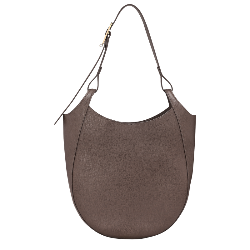L LE FOULONNÉ SHOULDER BAG Leather - Taupe