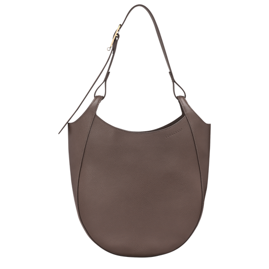 L LE FOULONNÉ SHOULDER BAG Leather - Taupe