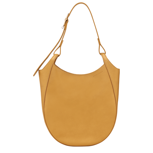 L LE FOULONNÉ SHOULDER BAG Leather - Nutmeg
