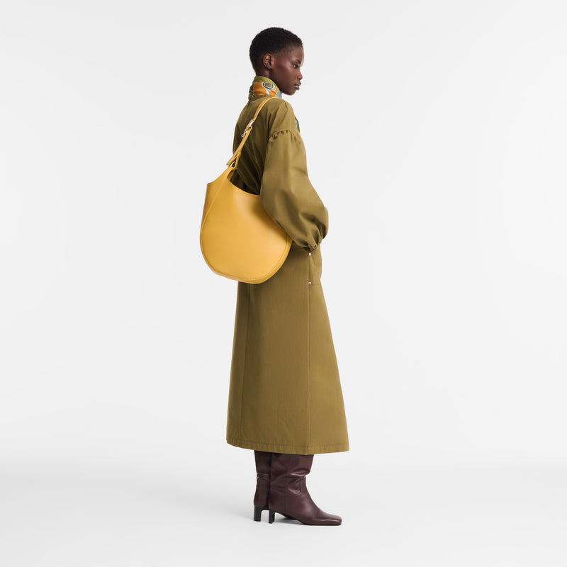 L LE FOULONNÉ SHOULDER BAG Leather - Nutmeg