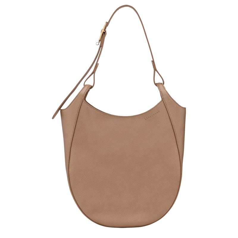 L LE FOULONNÉ SHOULDER BAG Leather - Biscuit
