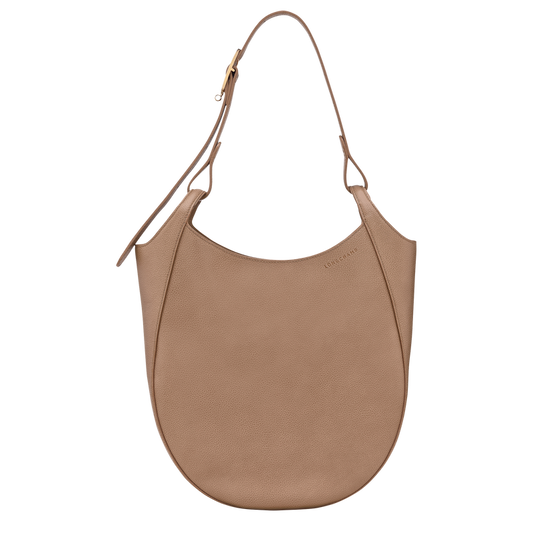 L LE FOULONNÉ SHOULDER BAG Leather - Biscuit