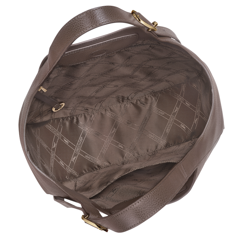 LE FOULONNÉ XL TOTE BAG Leather - Taupe