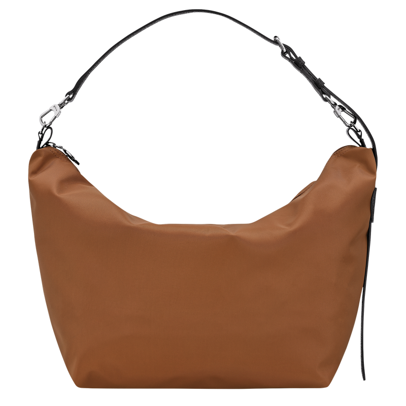 M LE SLOUCHY SHOULDER BAG Canvas - Cognac