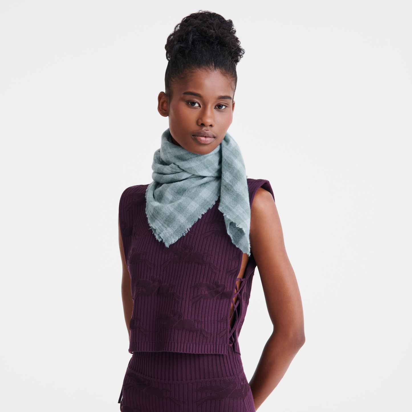 Summer Gingham Stole