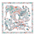 Forêt Longchamp Silk scarf 50