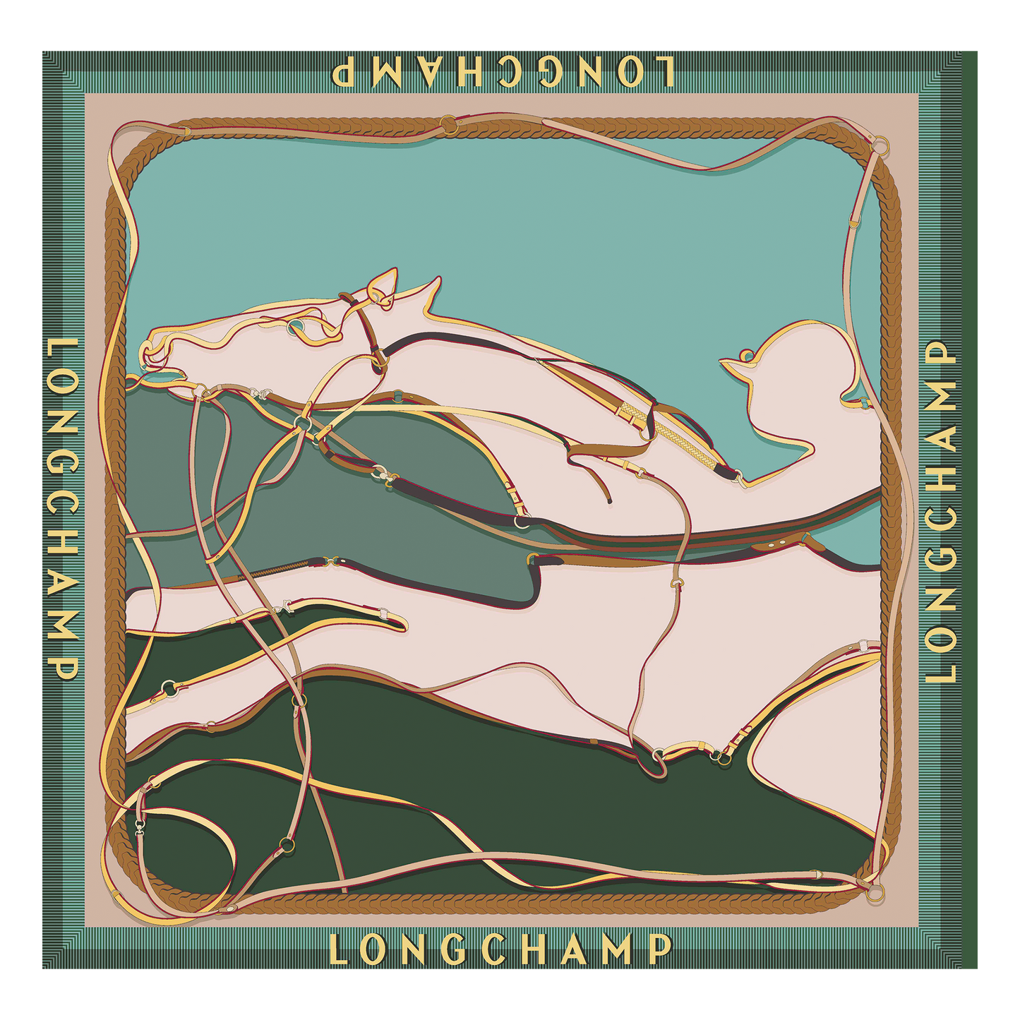 A toute Allure  Silk scarf 90