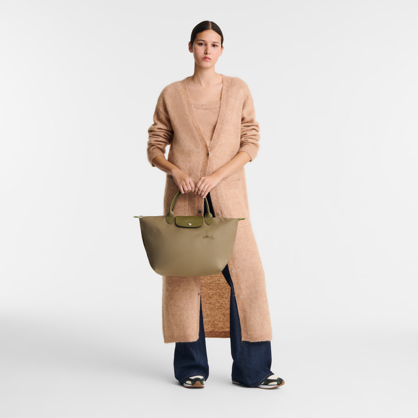 Le Pliage Green M Handbag