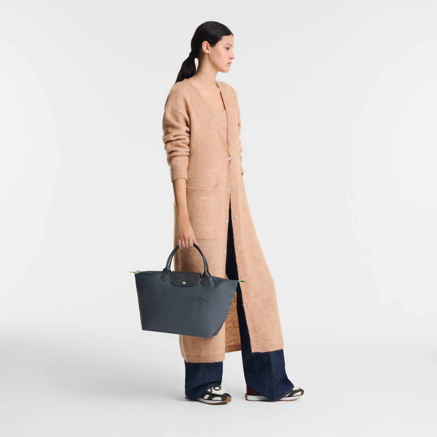 Le Pliage Green M Handbag