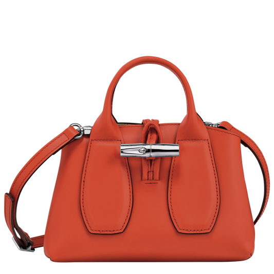 XS LE ROSEAU HANDBAG Leather - Paprika