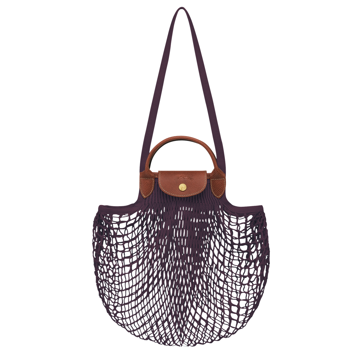 Le Pliage Filet  Eggplant Mesh bag L 