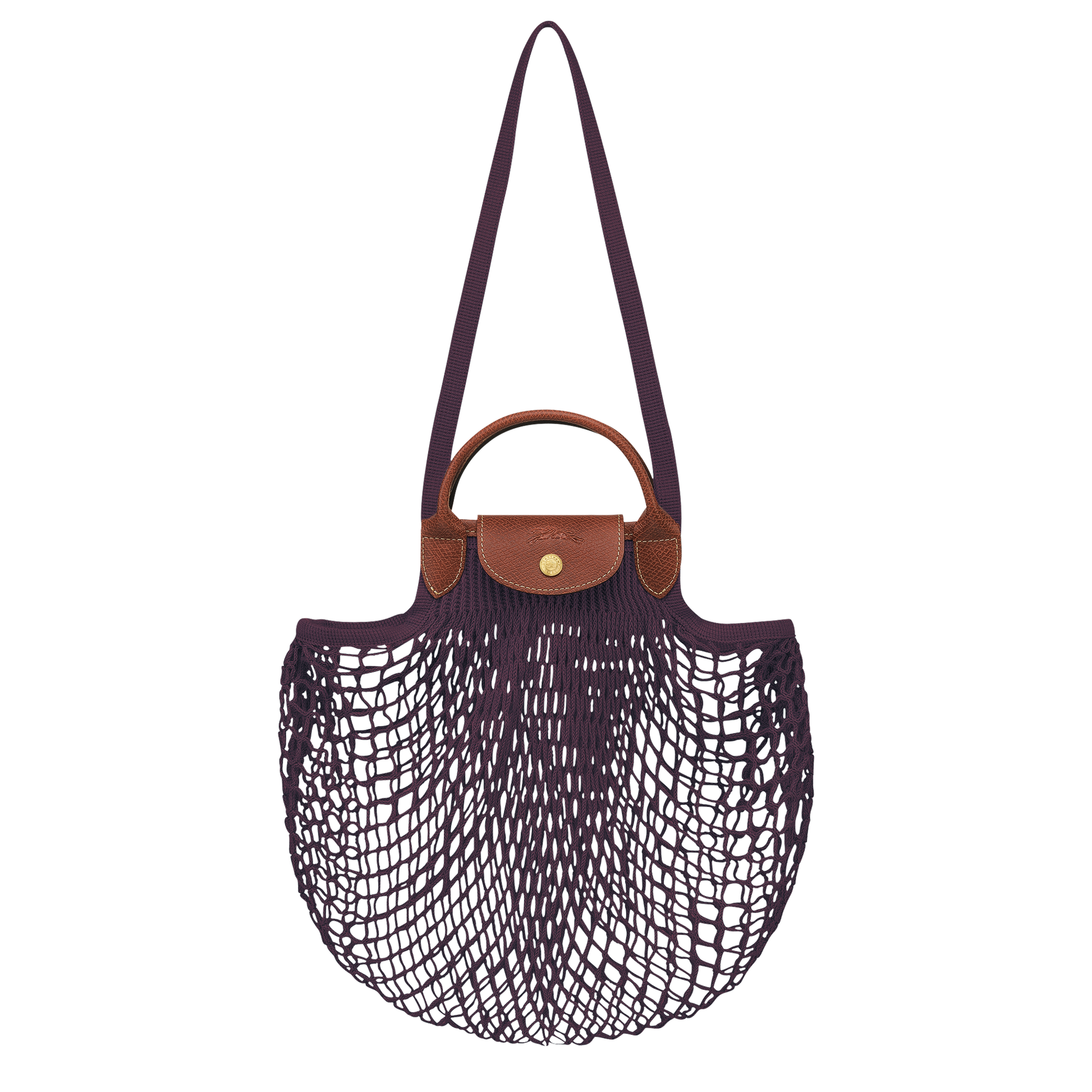 Le Pliage Filet  Eggplant Mesh bag L 