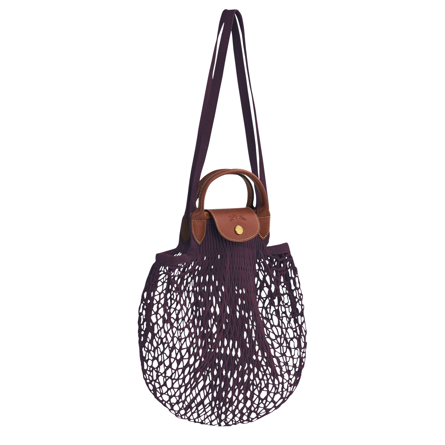 Le Pliage Filet  Eggplant Mesh bag L 