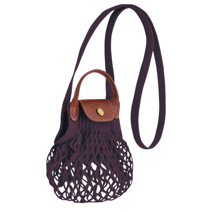 Le Pliage Filet  Eggplant Mesh bag XS 