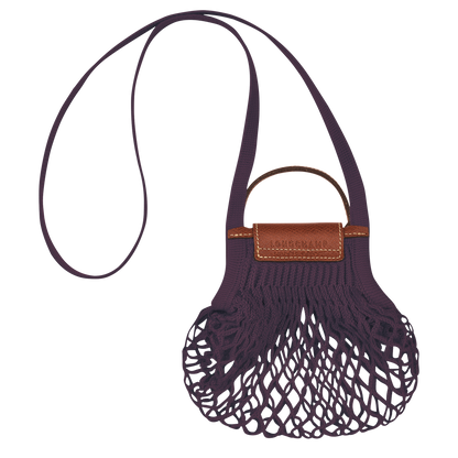 Le Pliage Filet  Eggplant Mesh bag XS 