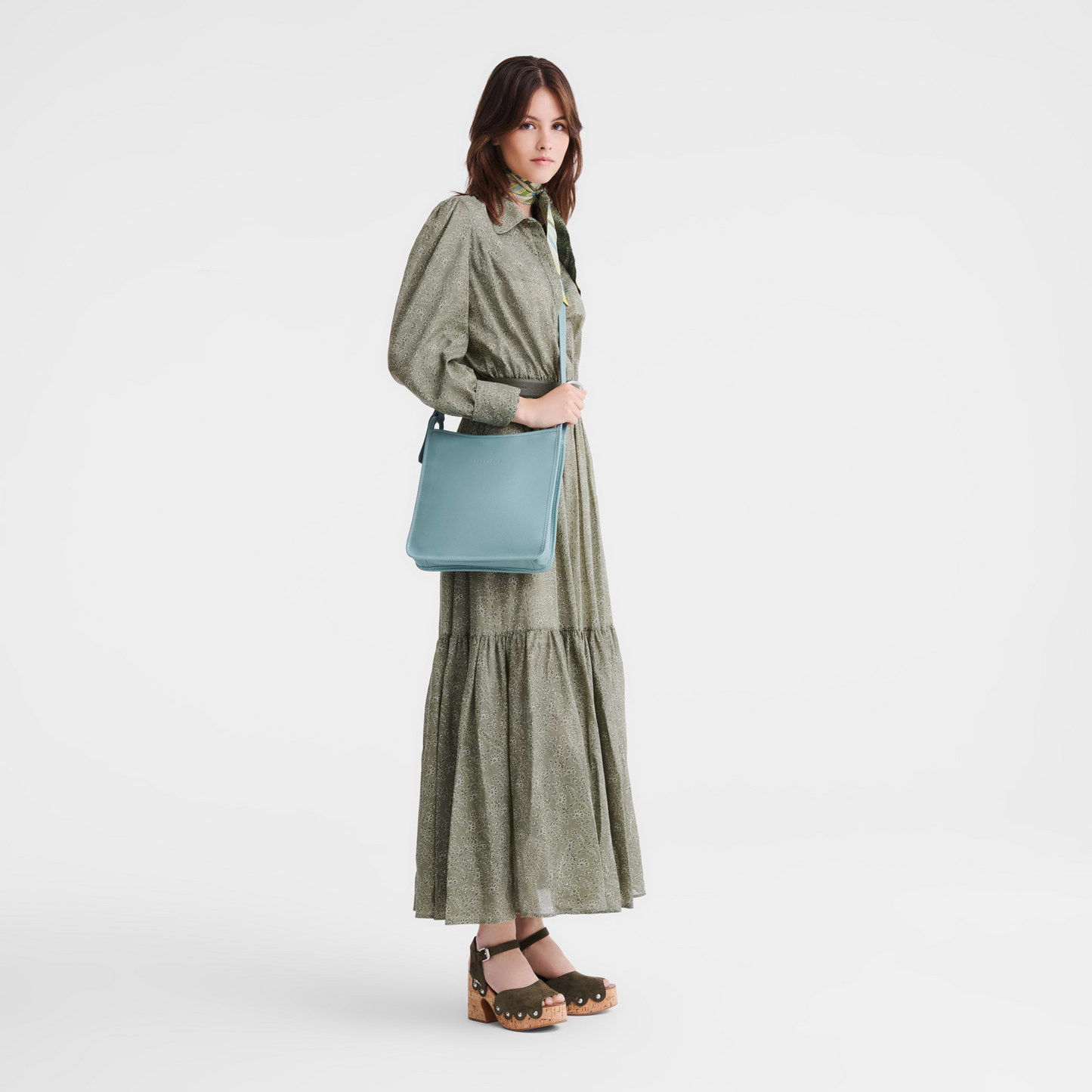 Le Foulonné  Eucalyptus Crossbody bag M 