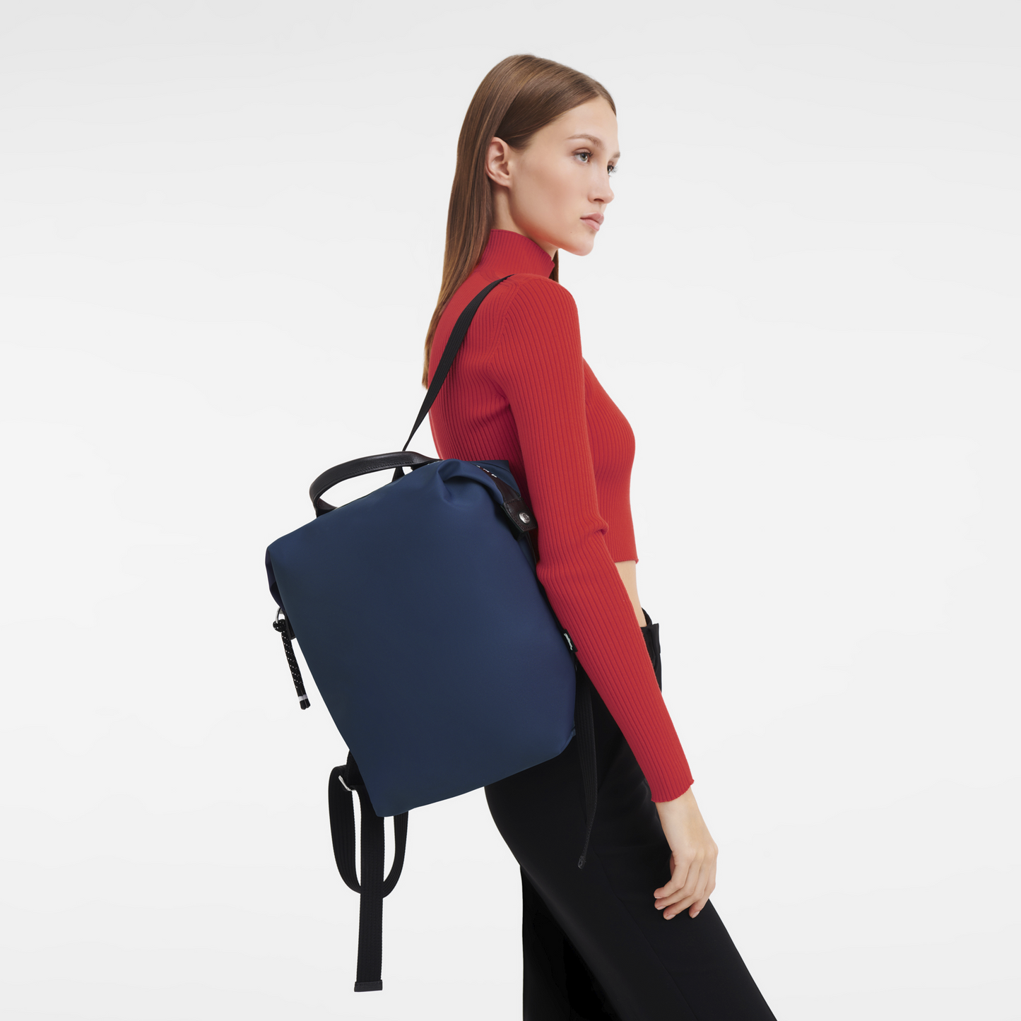 L LE PLIAGE ENERGY BACKPACK Recycled Canvas - Navy