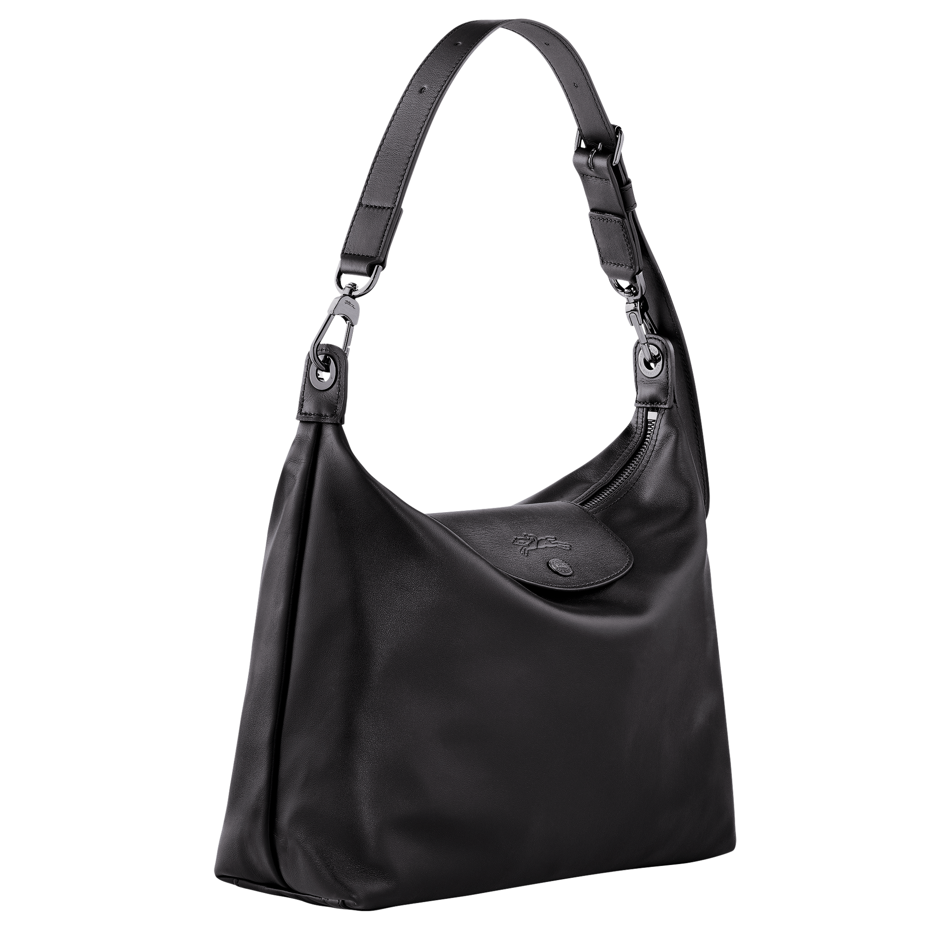Le Pliage Xtra  Black Hobo bag L 