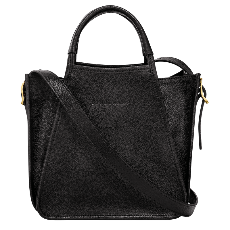 S LE FOULONNÉ HANDBAG Black Leather