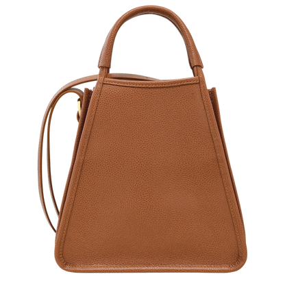 S LE FOULONNÉ HANDBAG Leather - Caramel