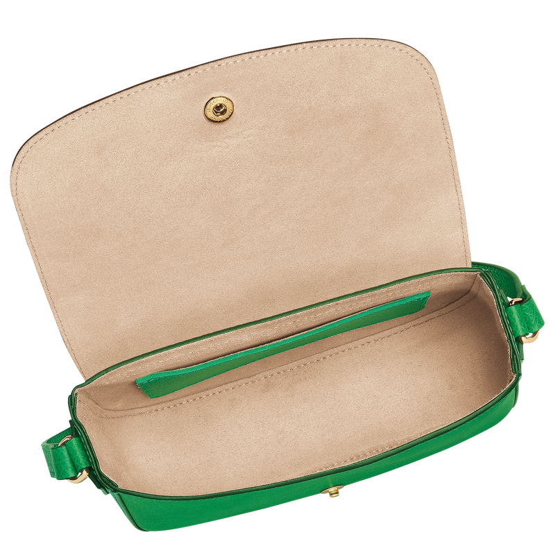 S ÉPURE SHOULDER BAG Leather - Green