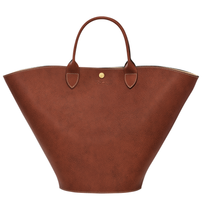 XL ÉPURE TOTE BAG Leather - Brown