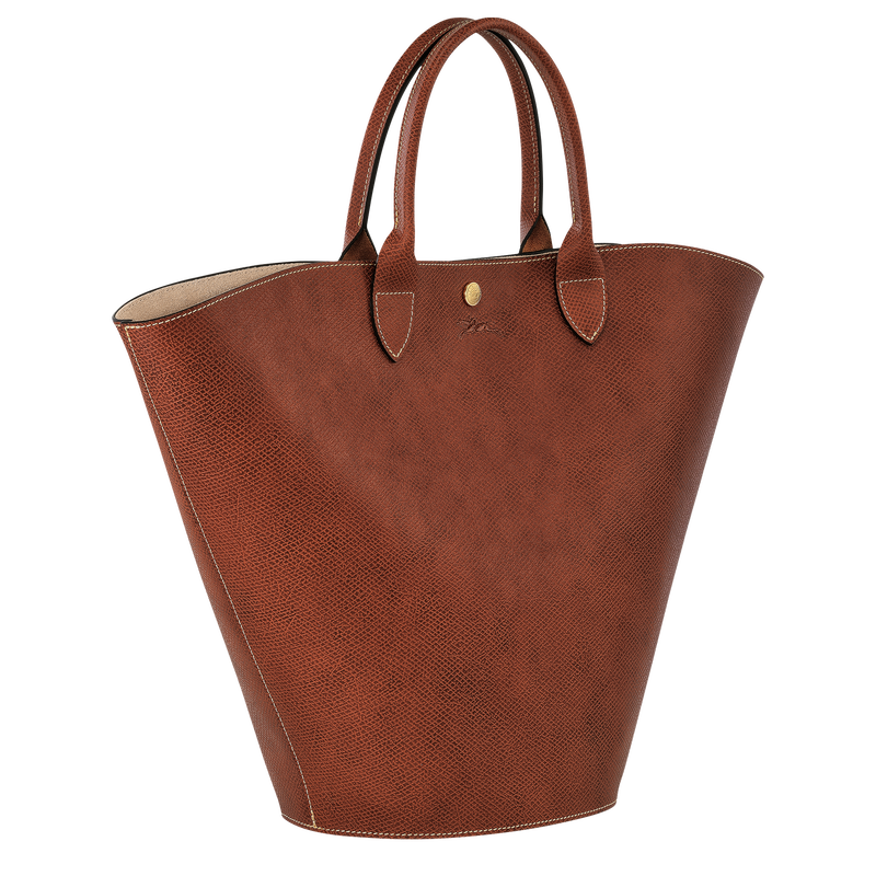 XL ÉPURE TOTE BAG Leather - Brown