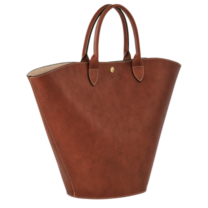 XL ÉPURE TOTE BAG Leather - Brown