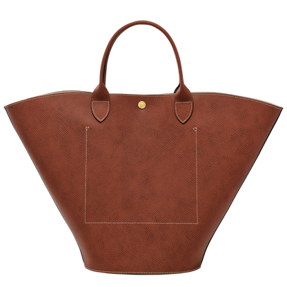 XL ÉPURE TOTE BAG Leather - Brown