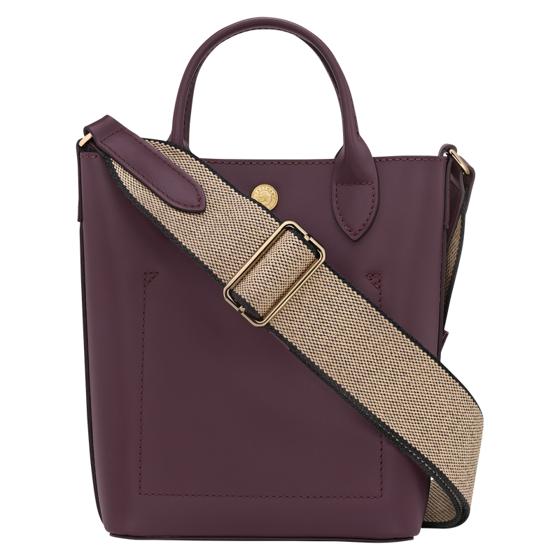 XS ÉPURE TOTE BAG Leather - Eggplant