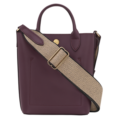 XS ÉPURE TOTE BAG Leather - Eggplant