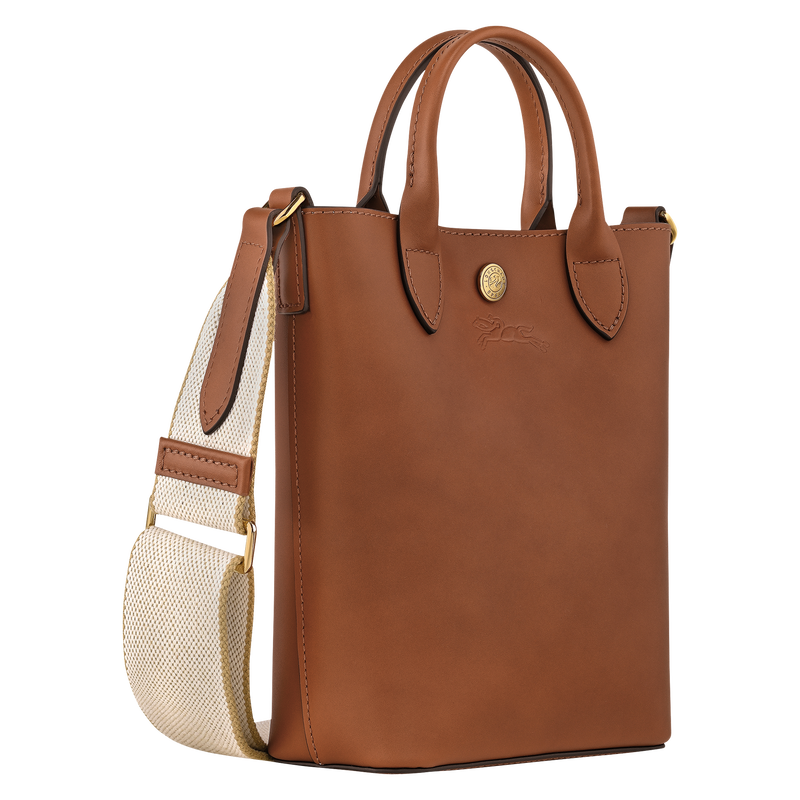 XS ÉPURE TOTE BAG Leather - Cognac