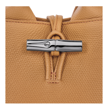 XS LE ROSEAU HANDBAG Leather - Nuts