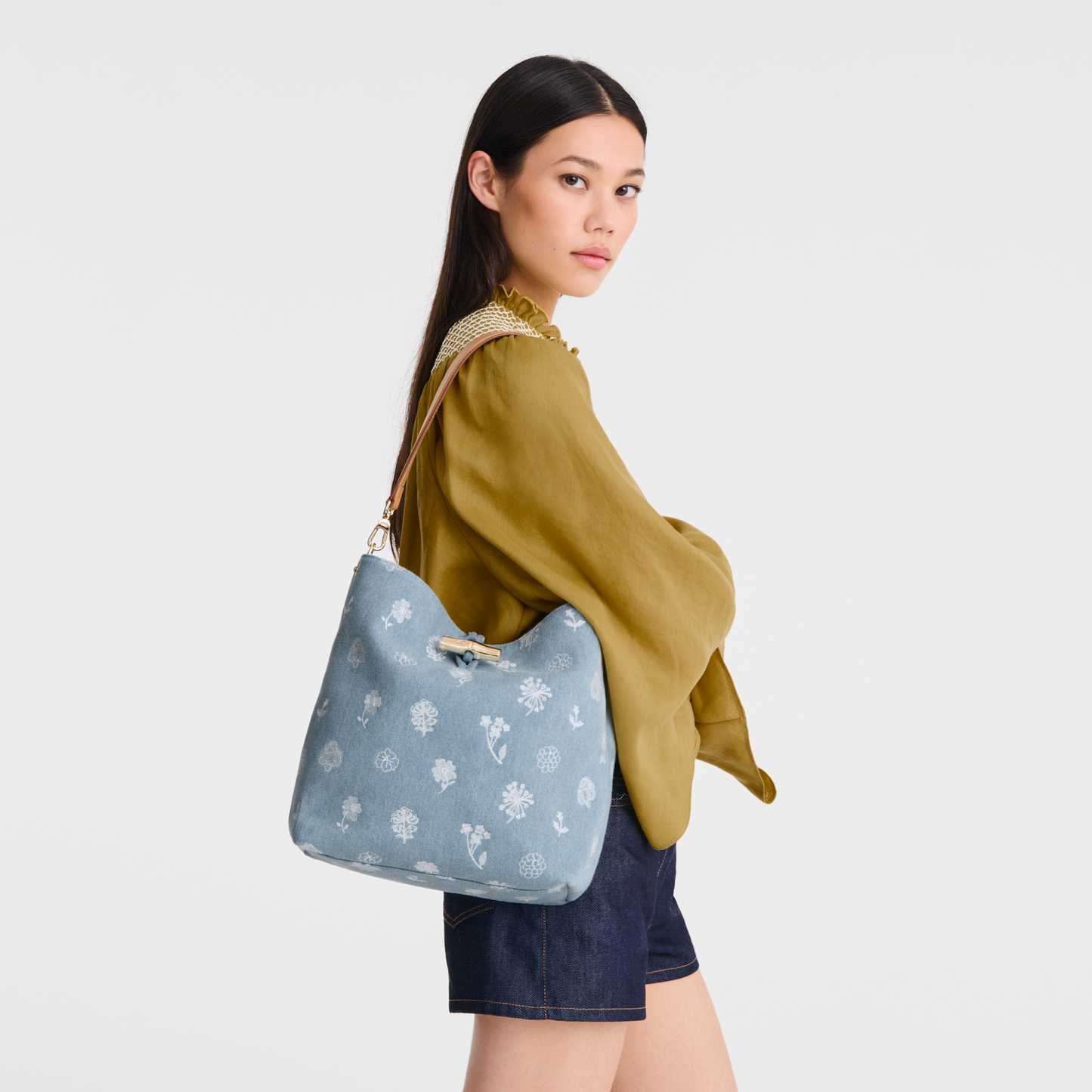 Le Roseau  Sky Blue Hobo bag M 