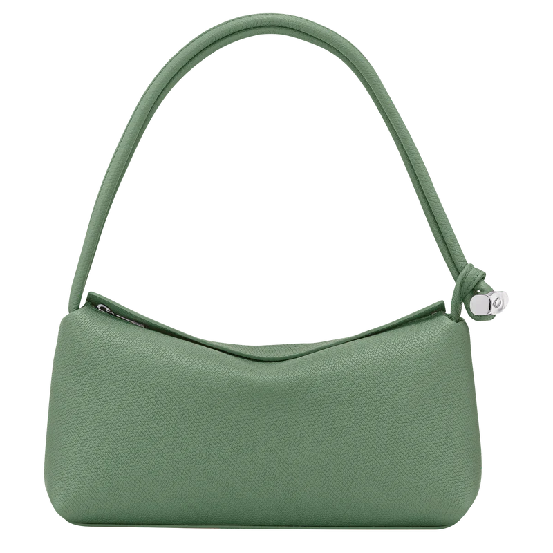 M LE ROSEAU SHOULDER BAG Leather - Oregano