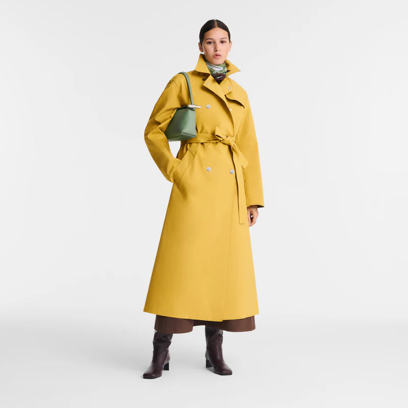 M LE ROSEAU SHOULDER BAG Leather - Oregano