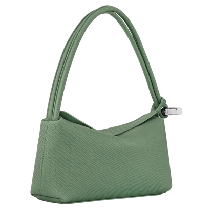 M LE ROSEAU SHOULDER BAG Leather - Oregano