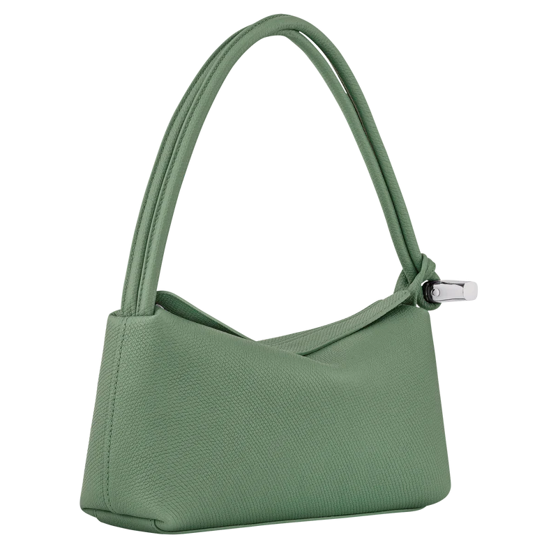M LE ROSEAU SHOULDER BAG Leather - Oregano