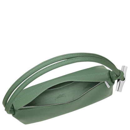 M LE ROSEAU SHOULDER BAG Leather - Oregano