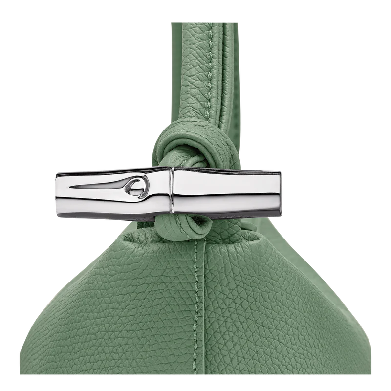 M LE ROSEAU SHOULDER BAG Leather - Oregano