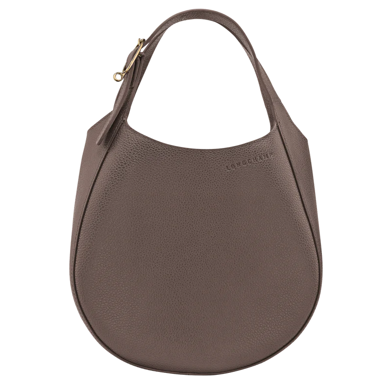 S LE FOULONNÉ HANDBAG Leather - Taupe