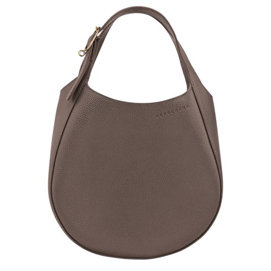 S LE FOULONNÉ HANDBAG Leather - Taupe
