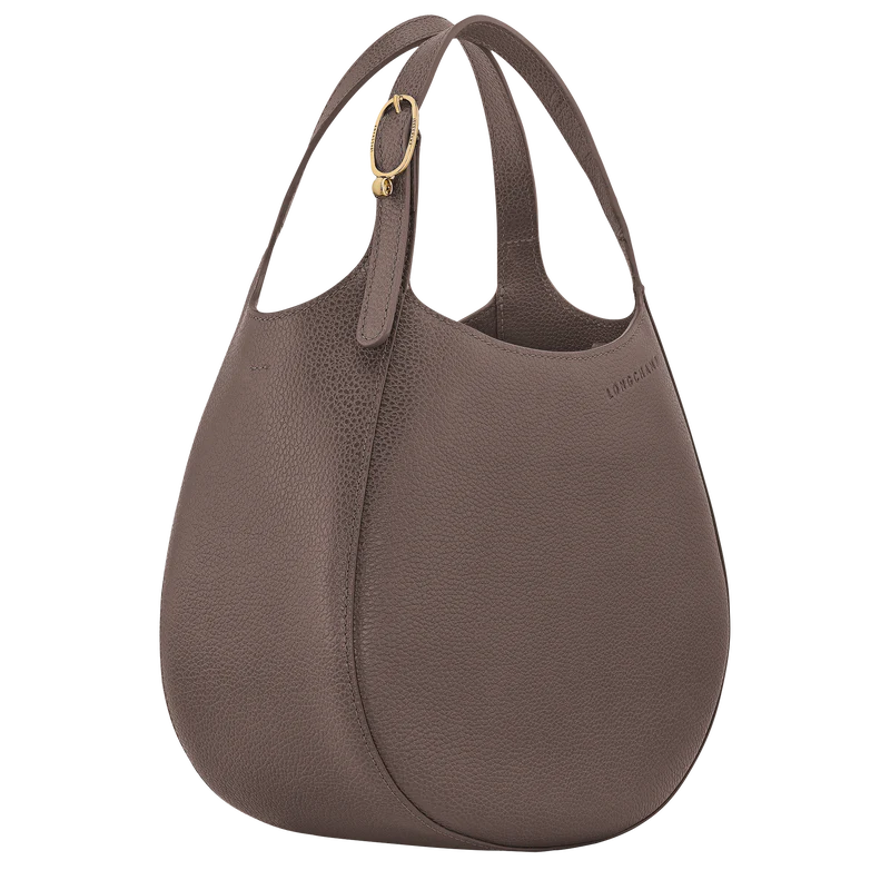 S LE FOULONNÉ HANDBAG Leather - Taupe