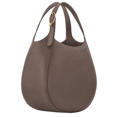 S LE FOULONNÉ HANDBAG Leather - Taupe